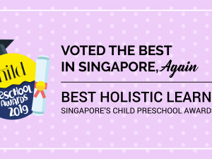 Successive Wins at Singapore’s Child Preschool Awards 2019